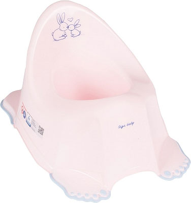 Горшок туалетный Pituso Little Bunnies антискользящий Розовый