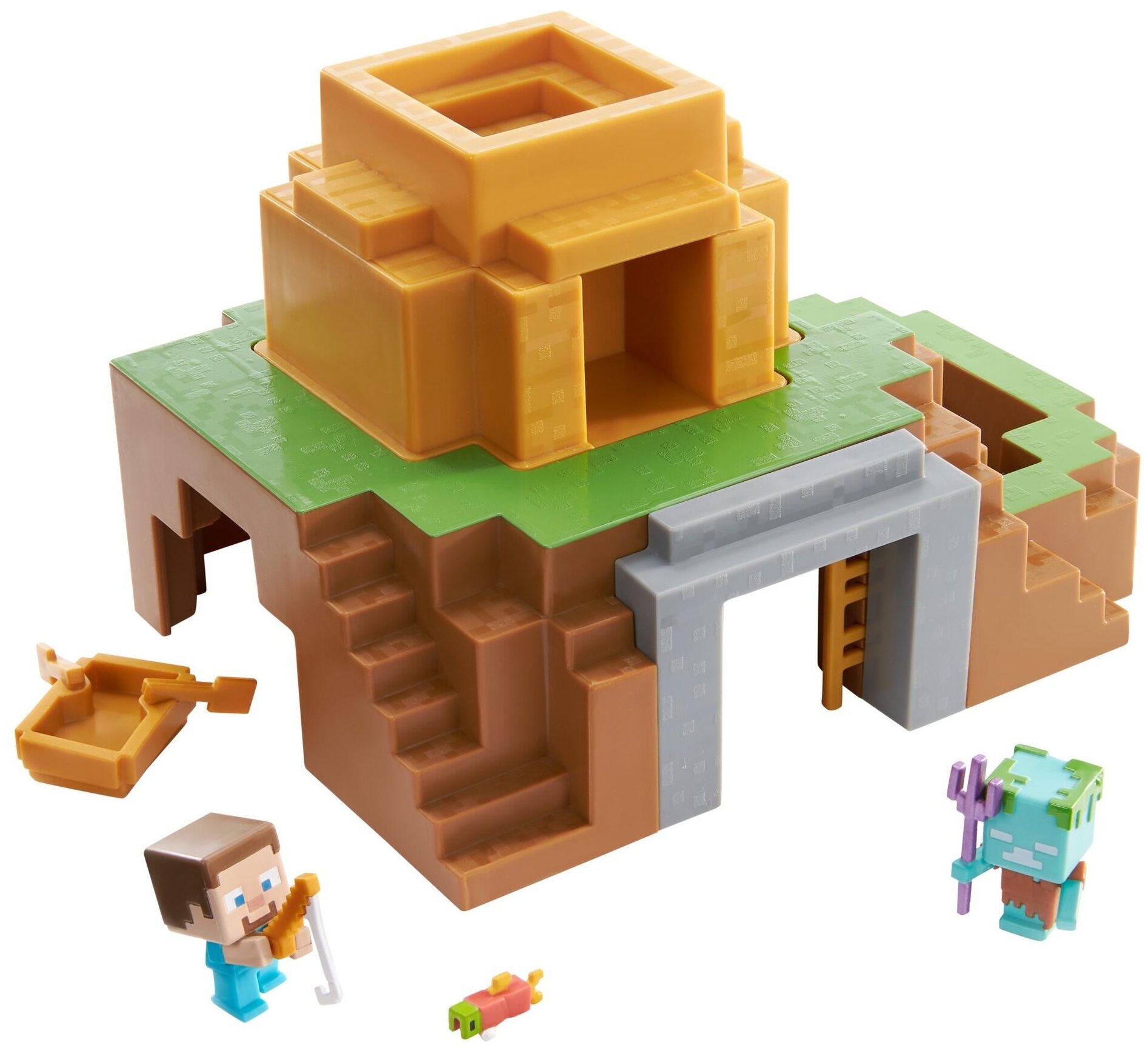 Купить Игровой набор Mattel Minecraft Трансформирующийся оазис GYR75 в  Армавире в интернет-магазине LEMI KIDS