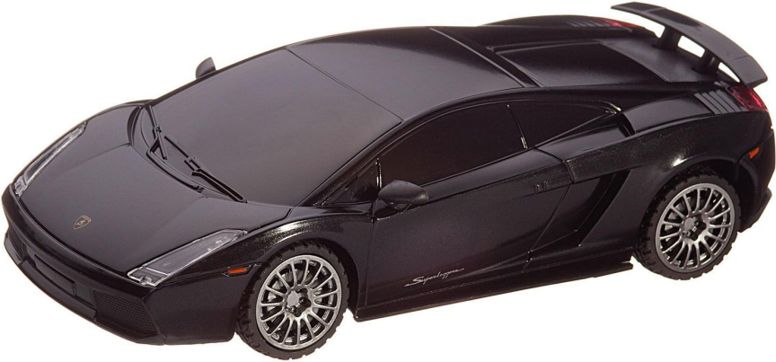 Машина Rastar Lamborghini, р/у, 1:24, 18 см, черная, арт. 26300B