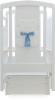 Кроватка Loona Lilac с универсальным маятником и ящиком, белая