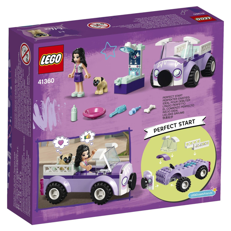 Конструктор LEGO Friends 41360 Передвижная ветклиника Эммы