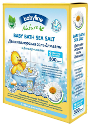 Детская морская соль для ванн Dr.Tuttelle с Ромашкой 500 г