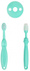 Набор Roxy Kids зубная щётка и щётка-массажер для малышей цвет зелёный