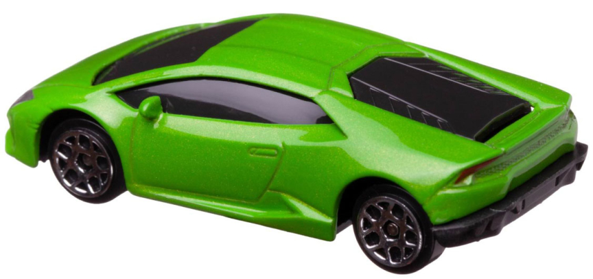 Машина металлическая Lamborghini Huracan LP610-4, без механизмов, зелёная