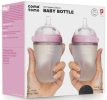 Набор бутылочек для кормления Comotomo, цвет розовый Natural Feel Baby Bottle 250 мл