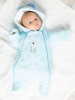 Комбинезон утеплённый Luxury Baby Звёздочка голубой 74