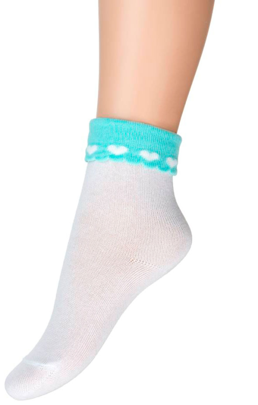 Носки детские Para socks N1D59 белый, мята 12