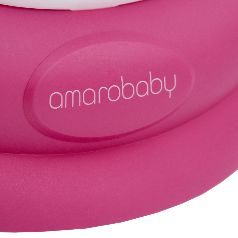 Каталка-ходунки Amarobaby Walking Way (2 в 1) музыкальный игровой центр, розовый
