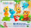 Развивающая игрушка Lalaboom Подарочный набор с бусинами-животными, 25 предметов