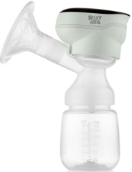 Молокоотсос  Roxy-kids RBRP-201-G электрический с бутылочкой, цвет зеленый
