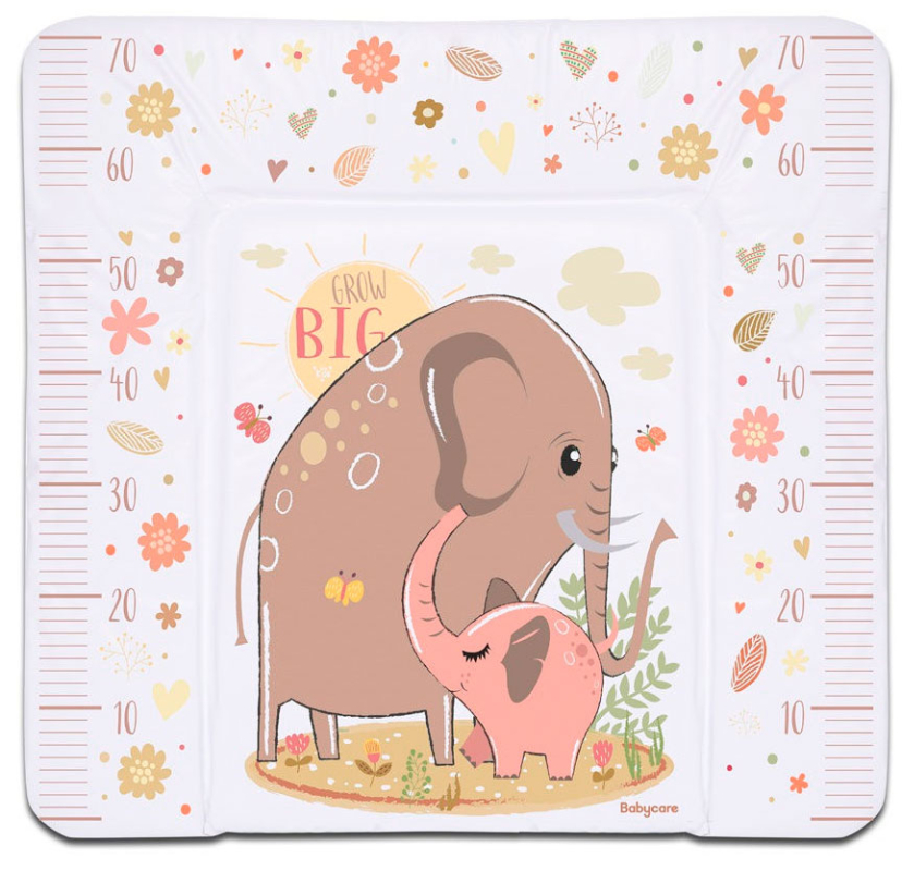 Матрас для пеленания Babycare Слоненок, бежевый 82х73х2,1 см