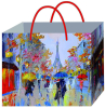 Бумажный пакет для сувенирной продукции Феникс презент Дождь в Париже